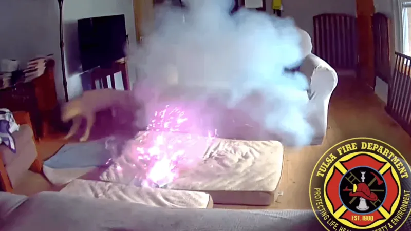How to prevent fires when charging devices with lithium-ion batteries