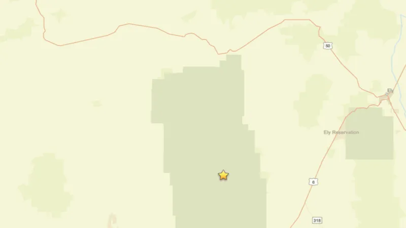 USGS: 3.8 quake strikes near Ely