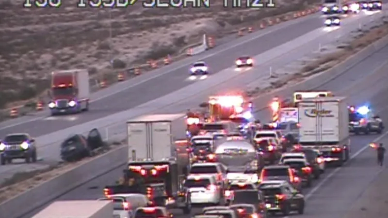 NSP release new details on rollover crash on I-15 near Jean that left juvenile dead