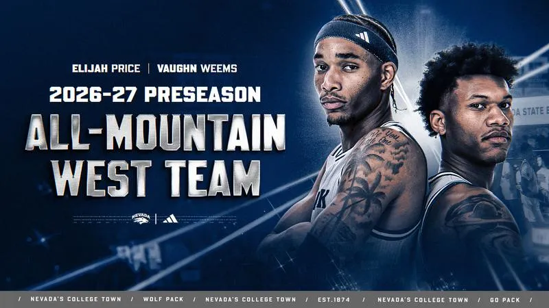 Price, Weems Earn Preseason All-Mountain West Honors; Nevada Picked Third