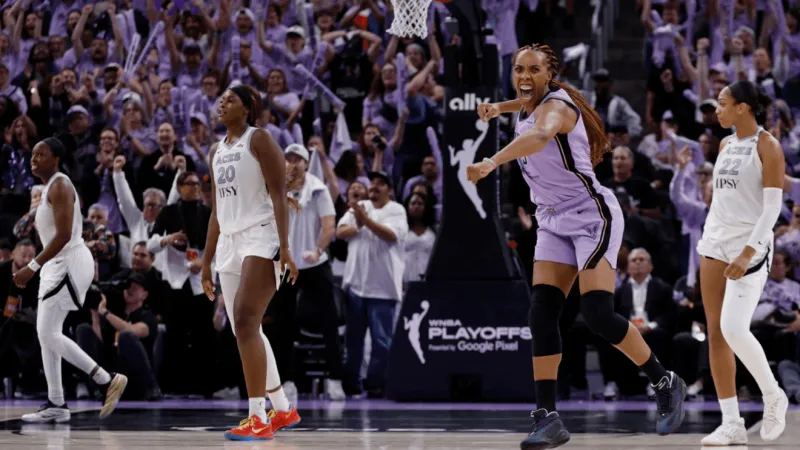 Burton's 3-pointer with 41 seconds left helps send Valkyries past Aces 83-81