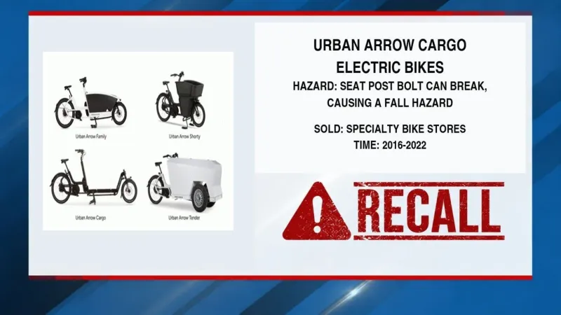 Thousands of e-bikes, floor lamps recalled over safety hazards