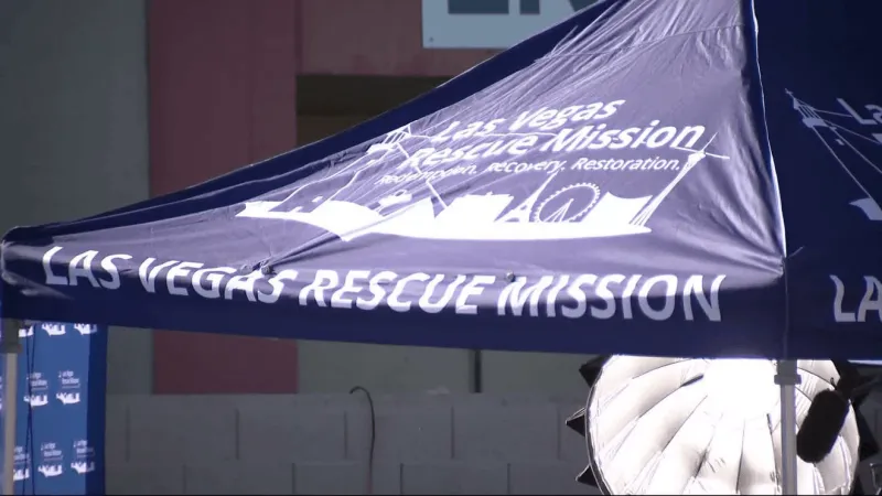 Las Vegas Rescue Mission joins "Conversations on a Bench" on homelessness, addiction