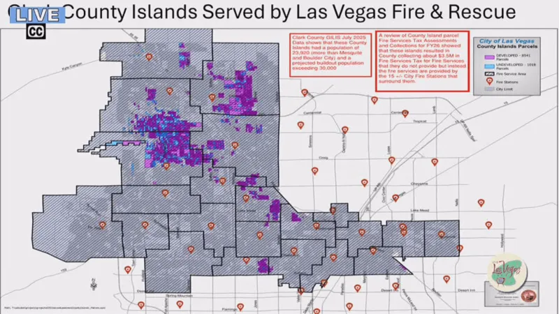 Las Vegas, Clark County clash over rising demand, fire service costs