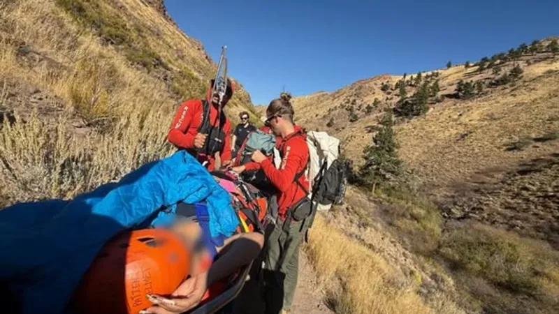 Crews rescue hiker near Hunter Creek Trail in Reno