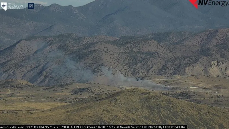 Fire crews battling half-acre landfill fire in Carson City