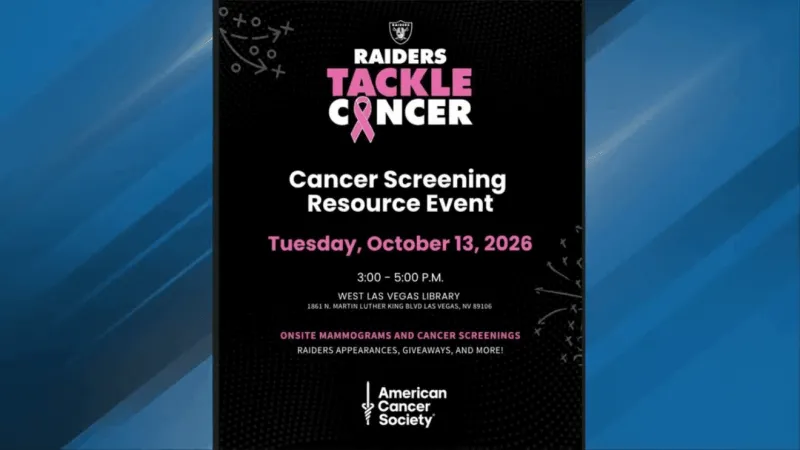 Las Vegas Raiders, American Cancer Society team up for cancer event after walk canceled