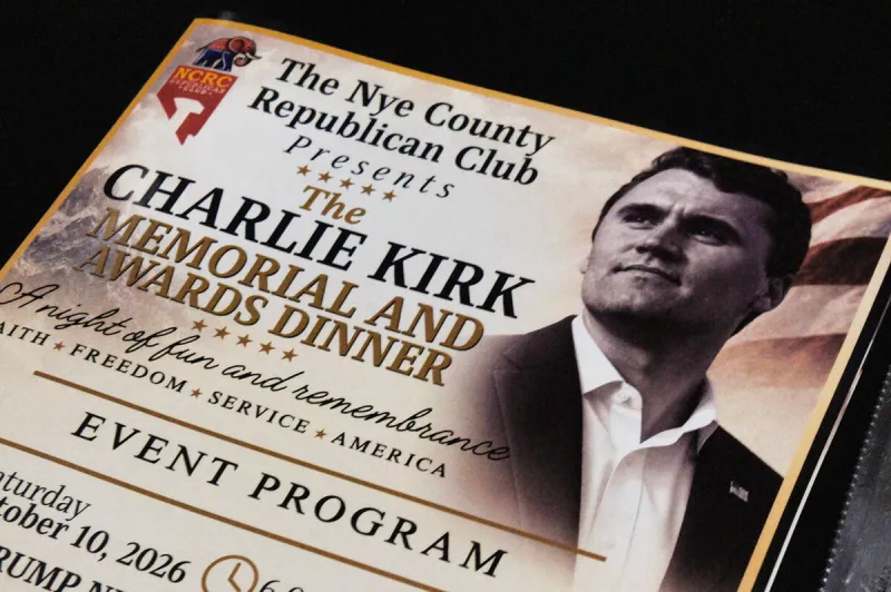 Charlie Kirk Memorial and Awards Dinner in Pahrump honors conservative activist