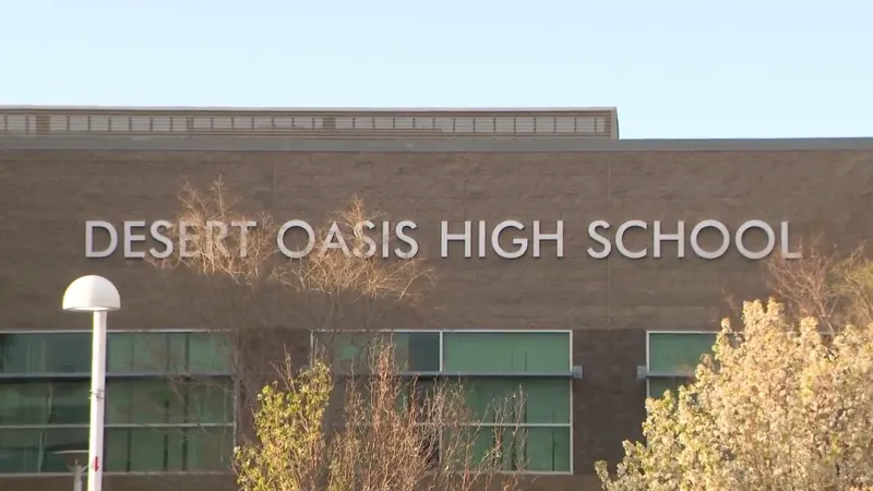 Juvenile arrested after gun found at Desert Oasis High School