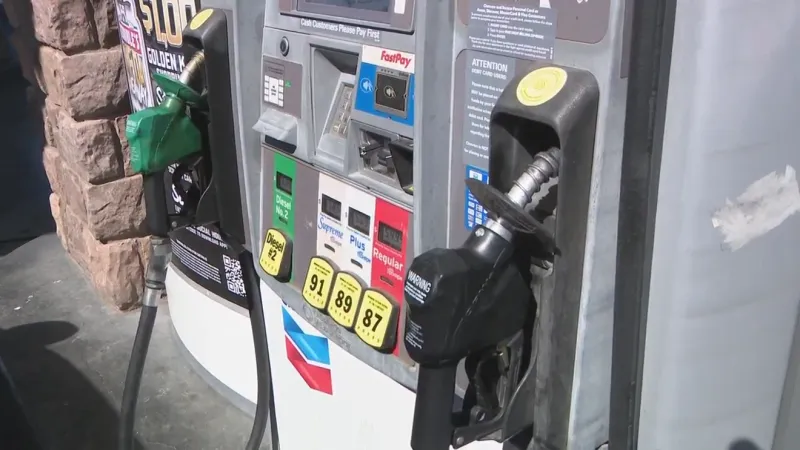 Nevada gas prices fall slightly as crude oil remains high