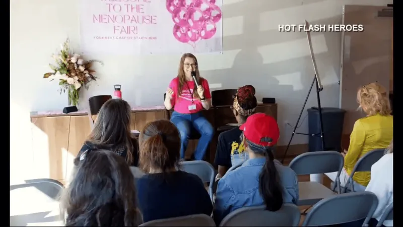 Hot Flash Heroes host Las Vegas event to help women navigate menopause symptoms