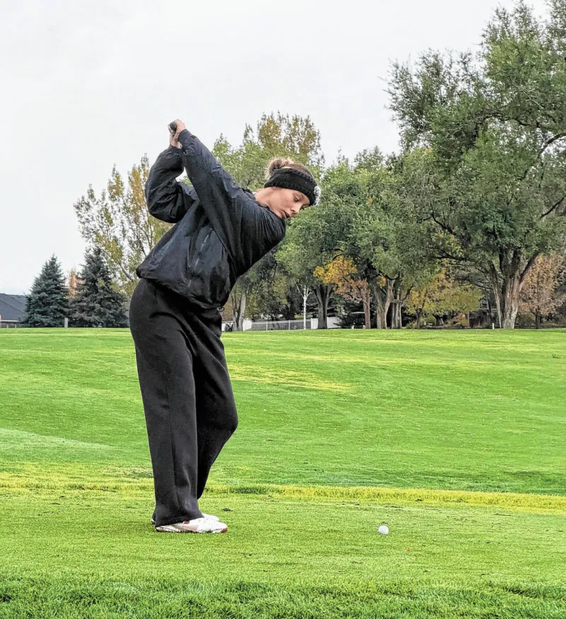 Pahrump Valley's Raegan Saldana finishes eighth at 3A state golf
