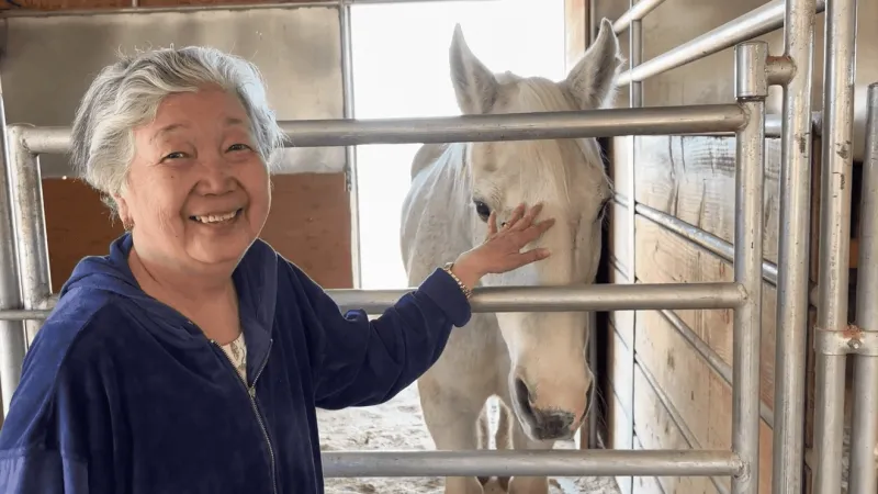 Seniors relive memories and create new ones at Las Vegas Horse Rescue