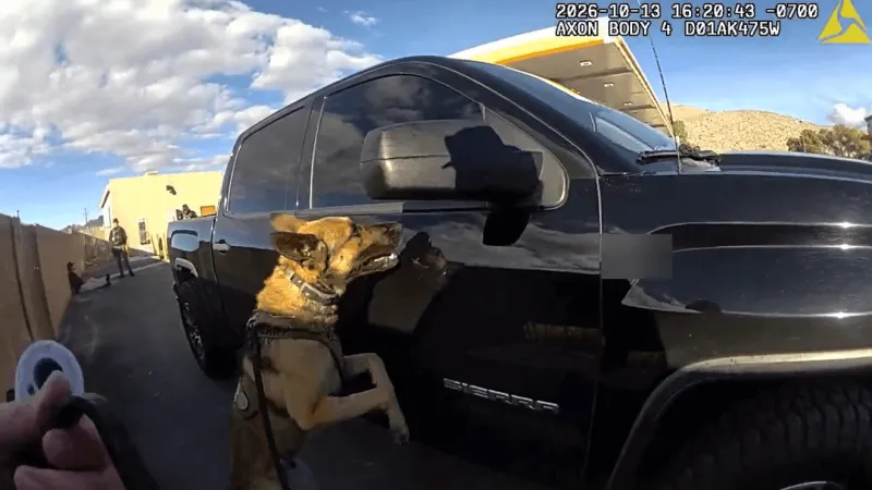 New bodycam video reveals massive $2M meth, fentanyl bust during traffic stop