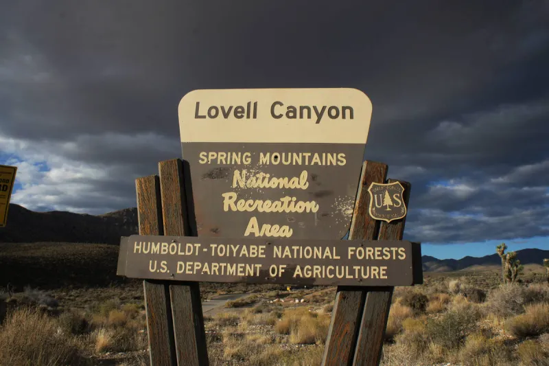 Prescribed fires in Lovell Canyon area