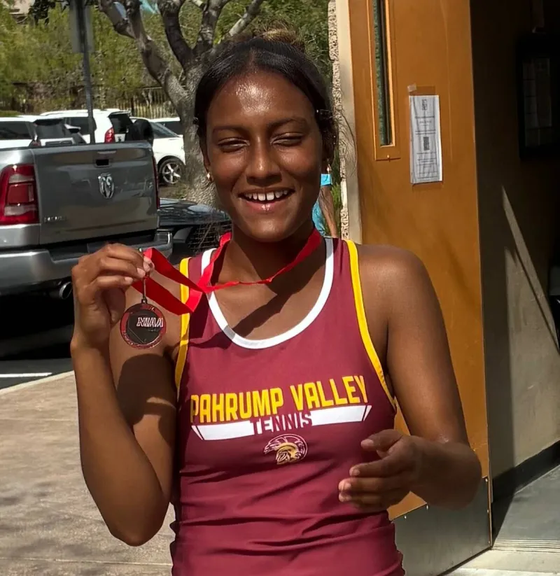 Pahrump Valley's Anthony, Eichner return to state tennis tournament