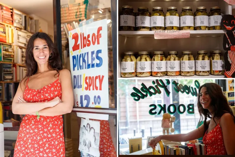 Quirky NYC shop trades pickles for books --- and is so popular with fans from Harry Styles to Olivia Wilde and Jacob Elordi that it's expanding