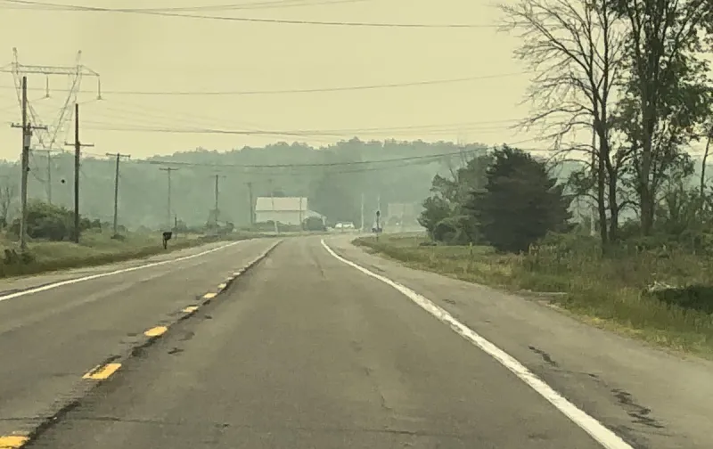 Sunshine Gives Way to Hazy Sun from Canadian Wildfires