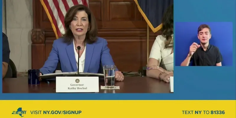 Hochul vows redistricting in New York as she condemns 'insurrection' in Texas