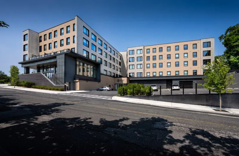 Mojo Stumer's 8-year project, Bryant Plaza, is open for business