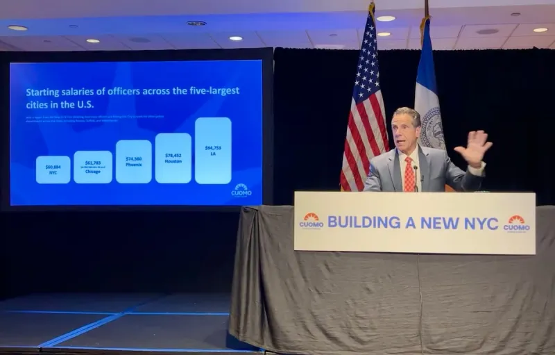 Cuomo resets mayoral campaign with $250M NYPD plan