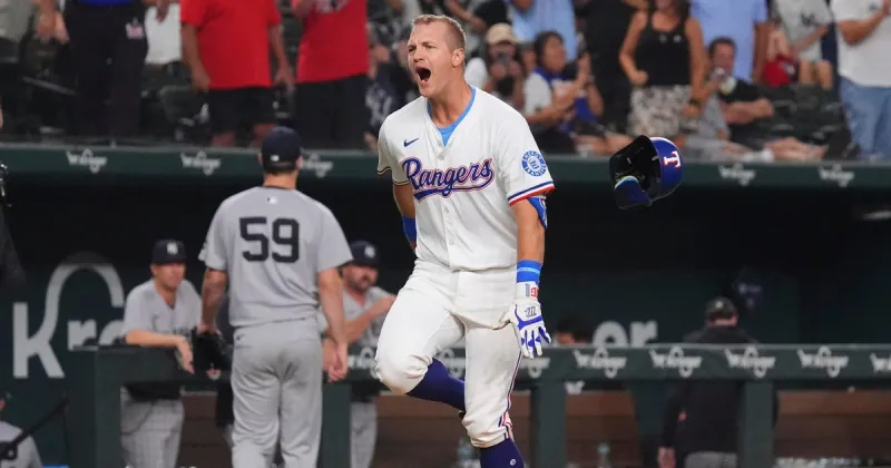 Josh Jung's 10th-inning homer lifts Rangers over Yankees, 8-5
