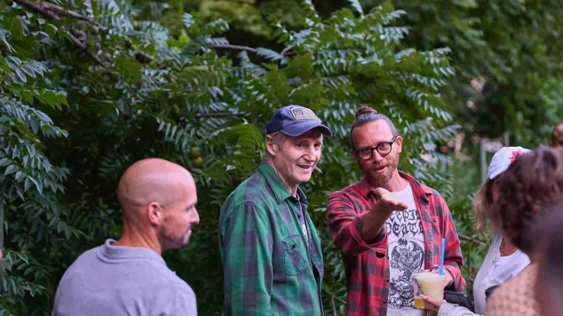 GALLERY: Liam Neeson visits local drive-in for 'Naked Gun' showing
