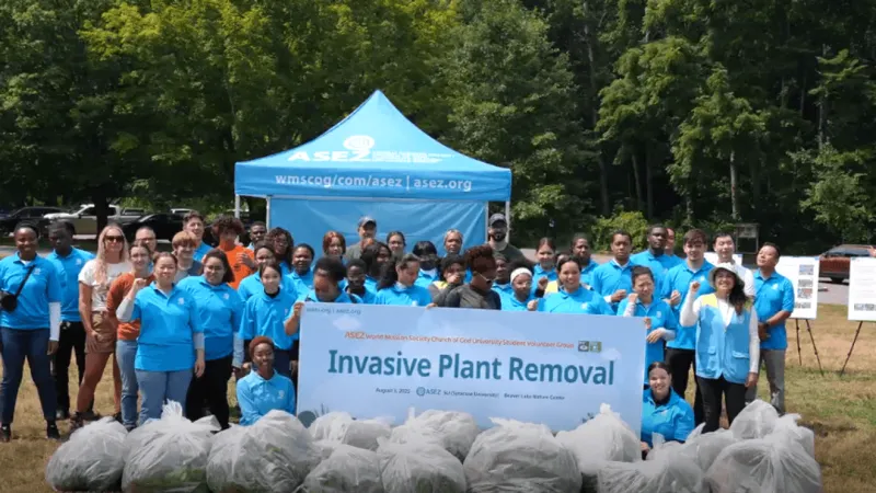 ASEZ volunteers, officials tackle invasive plants at Beaver Lake Nature Center