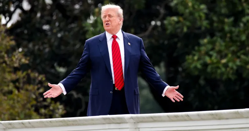 Trump Took a Little Walk on the White House Roof