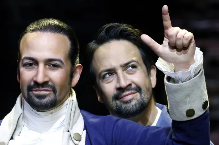 Lin-Manuel Miranda meets his 'Hamilton' wax figure