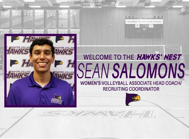 Hunter Names Sean Salomons as Women's Volleyball Associate Head Coach/Recruiting Coordinator