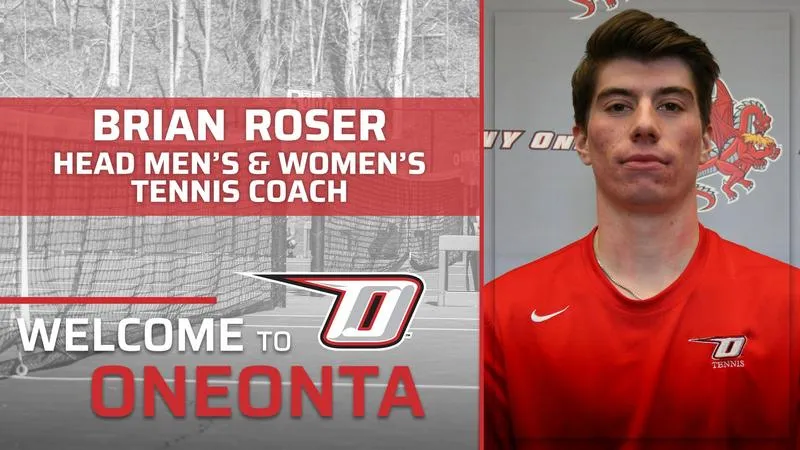 Roser Elevated to Oneonta Men's & Women's Head Tennis Coach