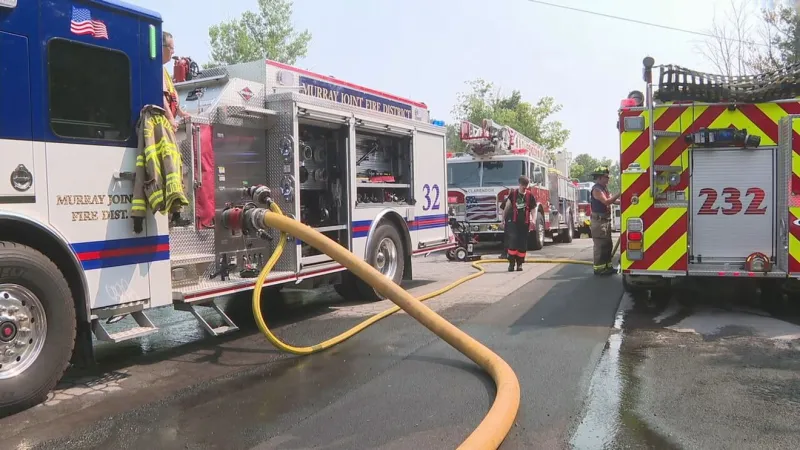 Multiple fire companies respond to house fire in Orleans County