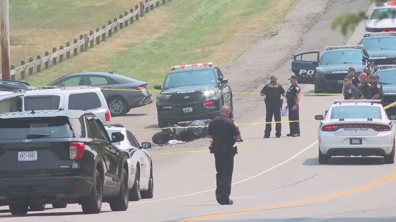 Motorcyclist killed in crash after chase with Irondequoit police