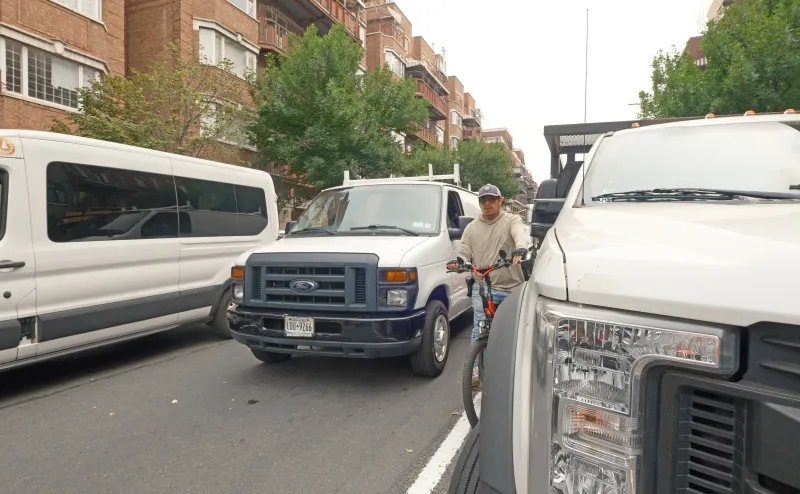 SQUEEZED: Welcome to the Newly Unsafe Bedford Avenue 'Bike Lane'