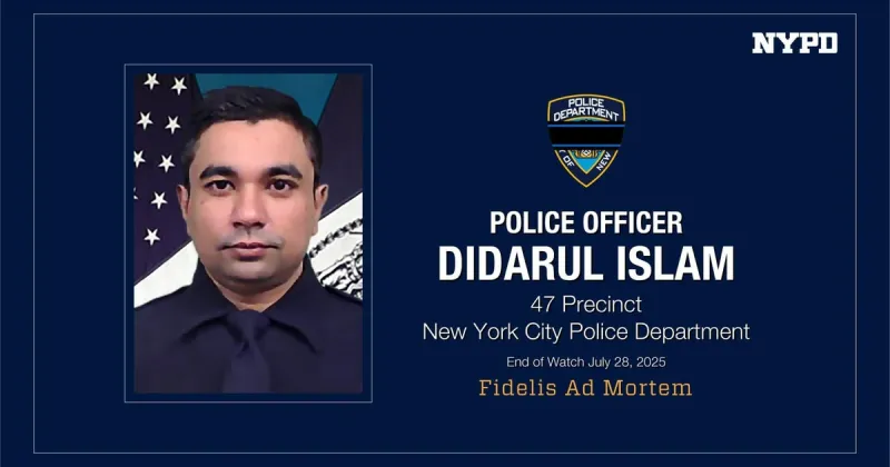 Father of slain NYPD Det. Didarul Islam breaks silence: "I feel like I'm in darkness"