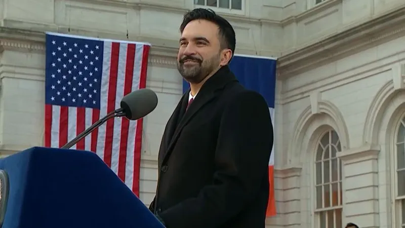 Socialist NYC Mayor Mamdani inaugurated alongside Bernie Sanders and AOC on New Year's Day