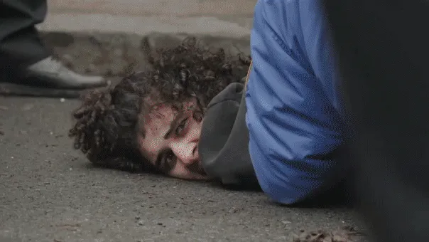 Dramatic video shows NYPD tackling man who threw 'ignited device' near NYC mayor's home during protest clash