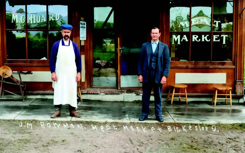Historic Reflection: 1910 -- Bowman Meat Market