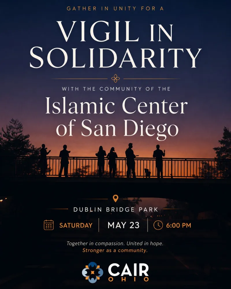 Vigil in Solidarity with Islamic Center of San Diego