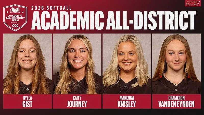 Gist, Journey, Knisley, Vanden Eynden Named to CSC Academic All-District Team
