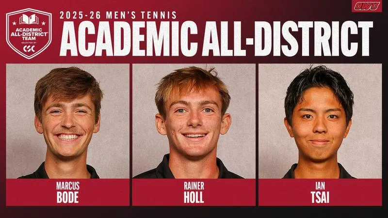 Bode, Holl, Tsai Tabbed to CSC Academic All-District Team