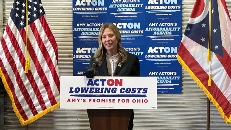 Acton Touts Youngstown Roots During Campaign Stop