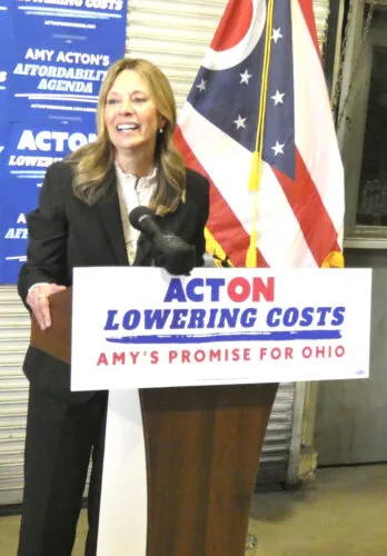 Acton said she'll work with both parties and veto legislation if needed