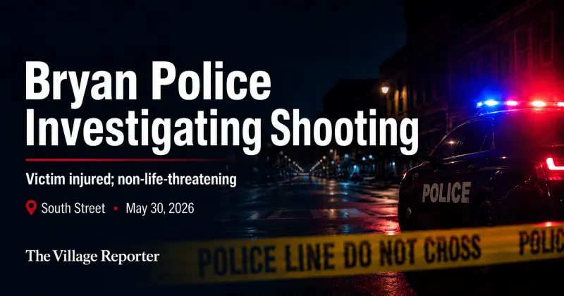 Man Wounded in Early-Morning Bryan Shooting; Police Ask Public for Help