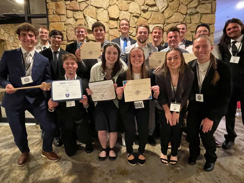 Edon and Defiance Students Among Trine University ASCE Award Winners