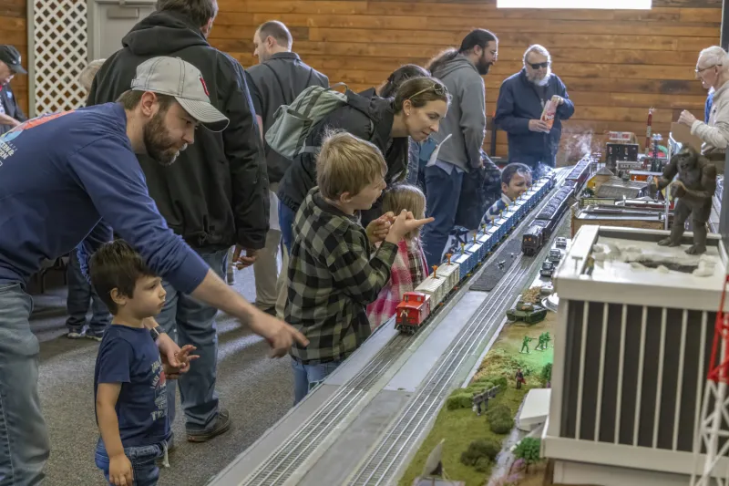 Railroads in the Park at Lake Metroparks Farmpark on June 6--7