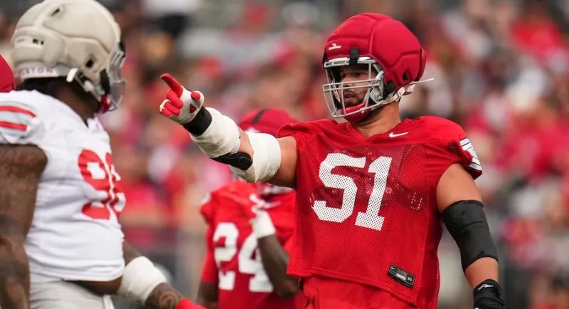 Luke Montgomery Says Ohio State's Offensive Line is Healthy, Motivated to Make Up for Last Season