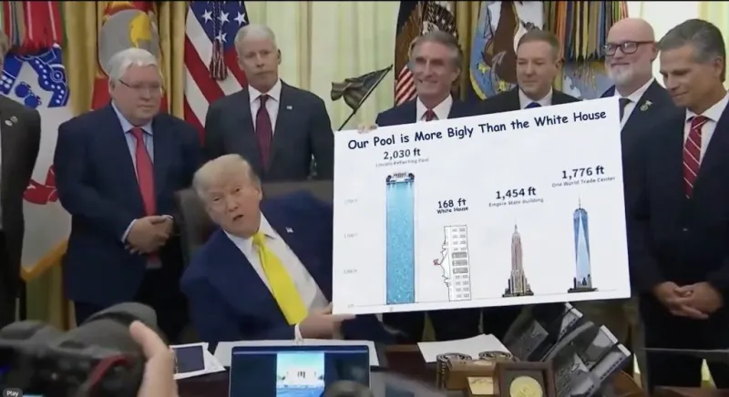 If Trump Stood the White House on its Side