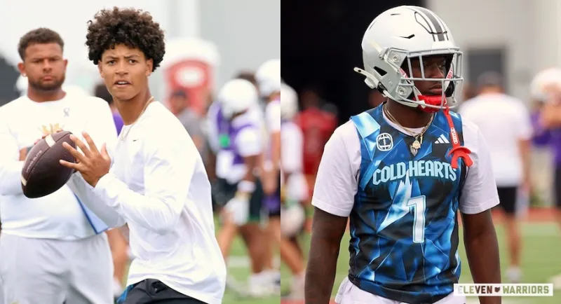 Top-Ranked 2028 Quarterback Christopher Vargas, Ohio State Wide Receiver Commit Jamier Brown Team Up to Win Ohio State's 7-on-7 Tournament